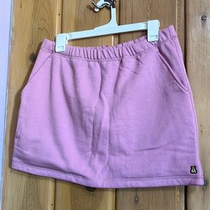 Teddy Fresh womens skirts pink and yellow size large